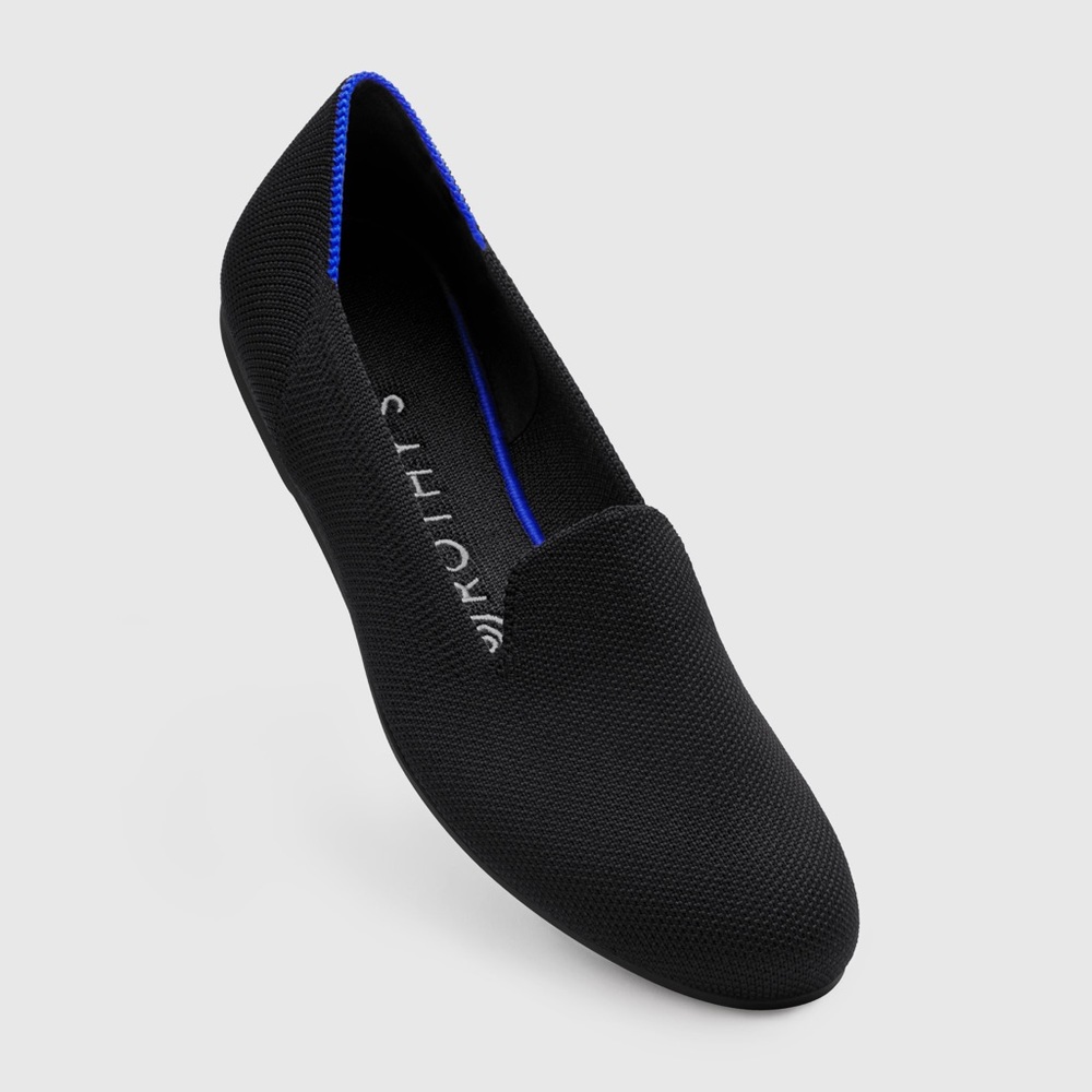 Rothy's Loafer in Black Solid, Size 6.5, Brand New